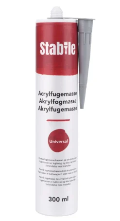 Acrylfugemasse hvid 300 ml - Stabile®