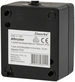 Afbryder m/korrespondance enkelt matsort - Elworks