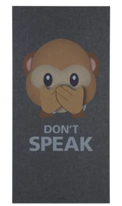 Akustikbillede Art-Acoustic speak 60 x 120 cm - mørk grå