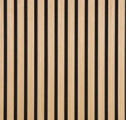Akustikpanel Quanti light oak 18 x 520 x 2440 mm - Køb i butik