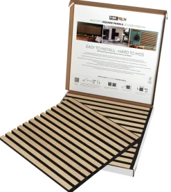 Akustikpanel Square ash 22 × 520 × 520 mm 2-pk.