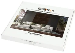 Akustikpanel Square smoked oak 22 × 520 × 520 mm 2-pk.