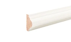 Almueliste fyr hvid - 11 x 21 x 3000 mm