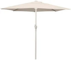 Altanparasol m/krank sandgrå B270 x D135 x H234 cm