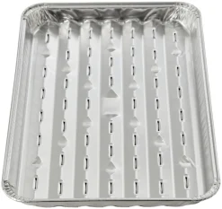 Alubakke med huller 34,2 x 22,8 cm 5 stk. - Grillexpert®