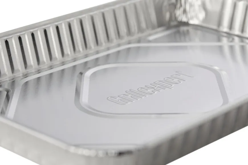 Alubakke 32,5 x 22,5 x 3,2 cm - 5 stk. - Grillexpert®