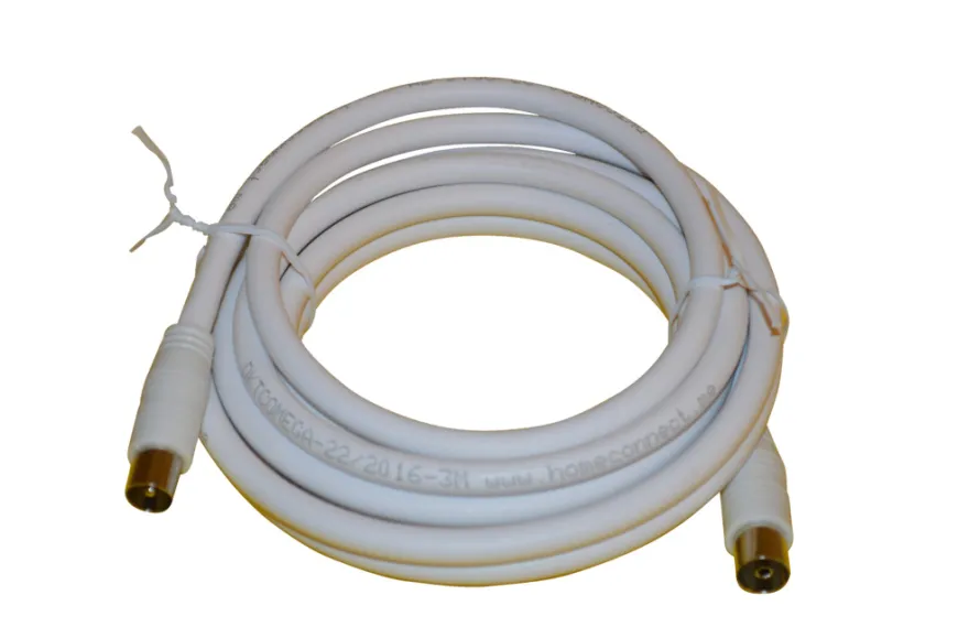 Antenneledning m/stik HF-tæt 3 meter