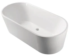 Badekar ovalt fritstående L178 x B80 x H56 cm