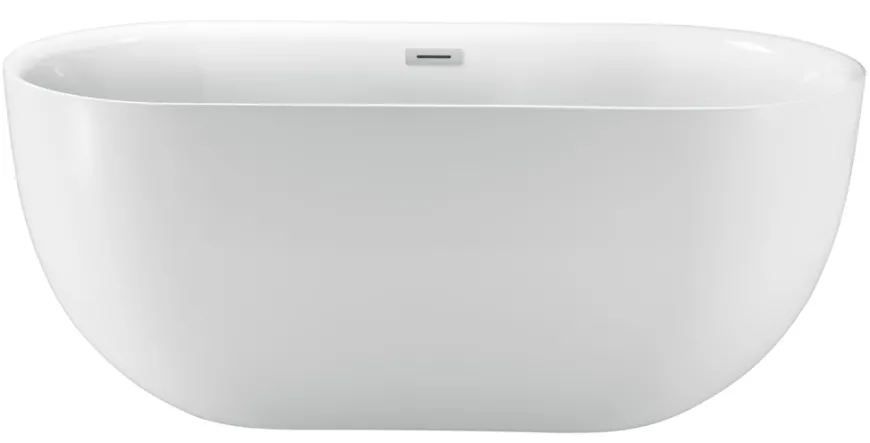 Badekar ovalt fritstående L170 x B78 x H60 cm