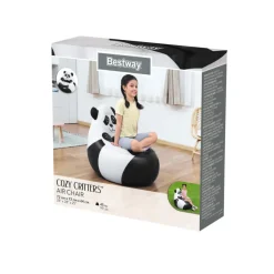 Bestway Cozy Critters oppustelig stol panda