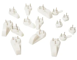 Betonkroge - mix 15 stk. - hvid