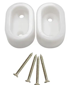 Bøjlestangsholder oval 2 stk.