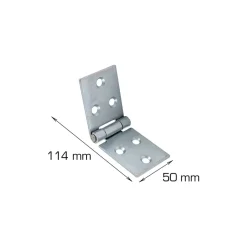 Bladhængsel 50 x 114 mm 2 stk.
