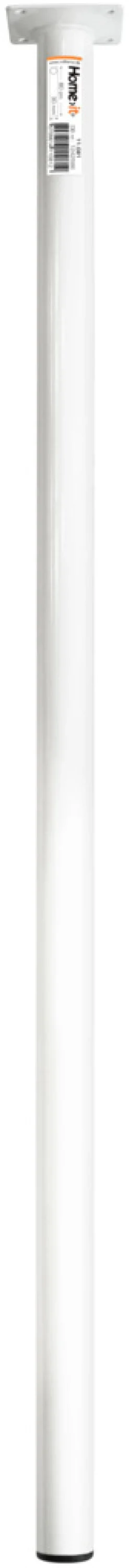 Bordben Ø30 mm x 80 cm hvid
