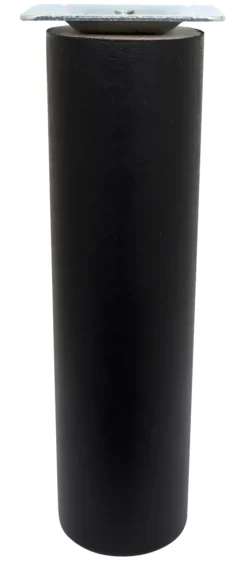 Bordben Ø55 mm x 20 cm sort bøg