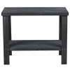 Bord m/hylde Georgia træ sort 90 x 45 x 74 cm