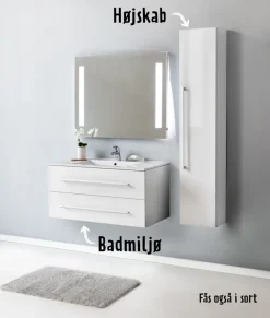 Bremen underskab m/vask hvid