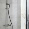 Brusesæt m/termostat Ø250 mm gunmetal