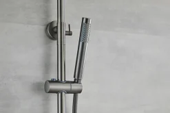 Brusesæt m/termostat Ø250 mm gunmetal