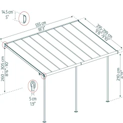 Canopia by Palram Sierra terrasseoverdækning 16,4 m²