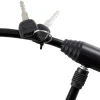 Cykellås wire Ø8 mm x 650 mm - BikeZone®