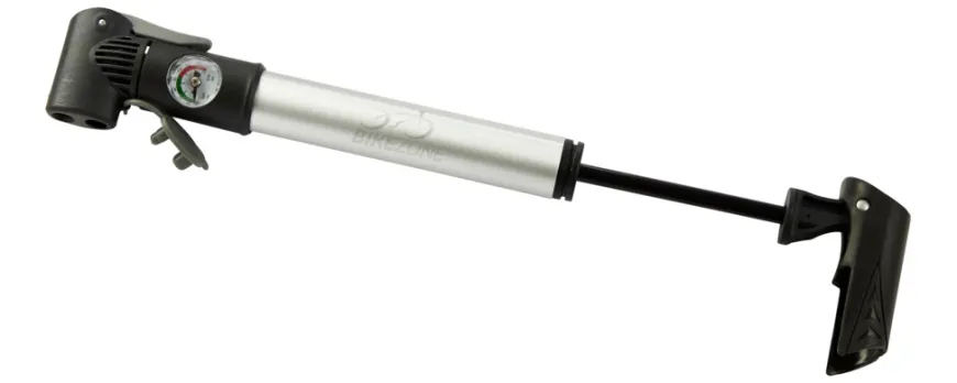 Cykelpumpe mini m/manometer - BikeZone®