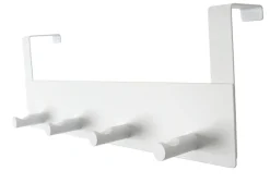 Dørknagerække hvid stål 32 cm