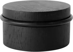 Dørstopper fritstående Ø76 mm sort eg