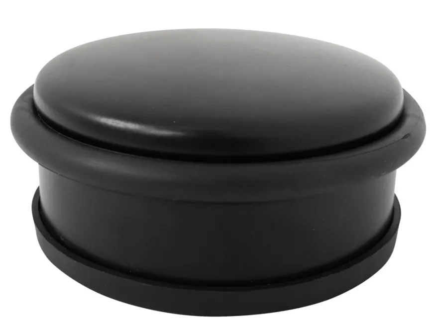 Dørstopper matsort Ø92 mm
