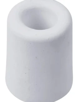 Dørstopper Ø40 x H75 mm hvid plast