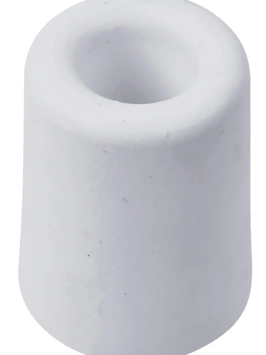 Dørstopper Ø40 x H75 mm hvid plast
