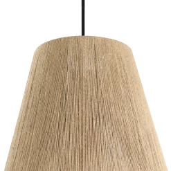 Eglo Alderney pendel Ø30 cm natur/sort
