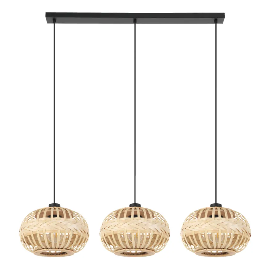 Eglo Amsfield langbordspendel natur L96 x H110 cm