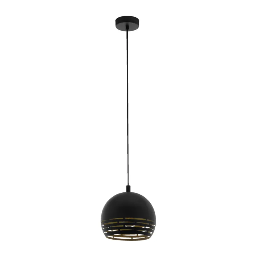 Eglo Camastra pendel Ø22,5 cm sort/guld