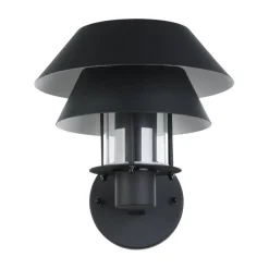 Eglo Chiappera væglampe sort/hvid Ø22 cm