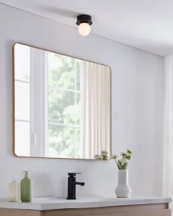 Eglo Mosiano loft- og væglampe sort/hvid Ø11 cm