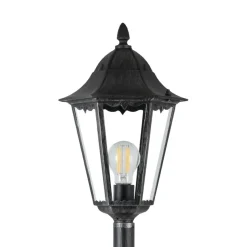 Eglo Navedo standerlampe sort/sølv 120 cm