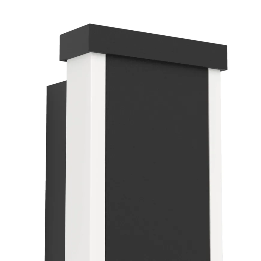 Eglo Neviano væglampe sort 58 cm