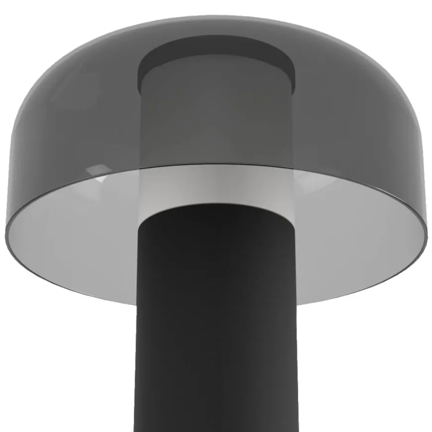 Eglo Ponente bordlampe Ø16 cm sort genopladelig