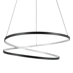 Eglo Ruotale pendel sort Ø70 cm