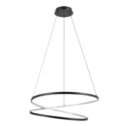 Eglo Ruotale pendel sort Ø70 cm