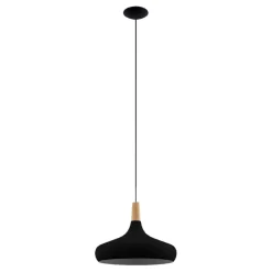 Eglo Sabinar pendel sort/brun Ø40 cm