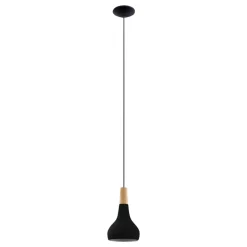 Eglo Sabinar pendel sort/brun Ø18 cm