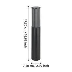 Eglo Salle standerlampe sort 46,5 cm