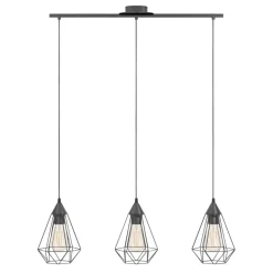 Eglo Tarbes langbordspendel sort 79 cm