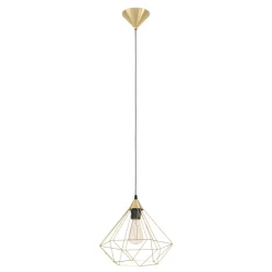 Eglo Tarbes pendel børstet messingfinish Ø32,5 cm