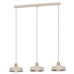 Eglo Valdiola langbordspendel sand/messingfinish 93 cm