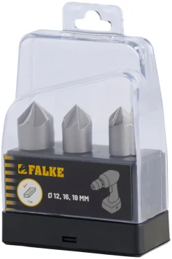 Falke® forsænkningsborssæt 3 stk.