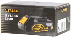 Falke® 18 V Li-ion batteri 2,0 Ah