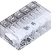 Fjedersamlemuffe med 5 poler 2,5 mm² - 8 stk.